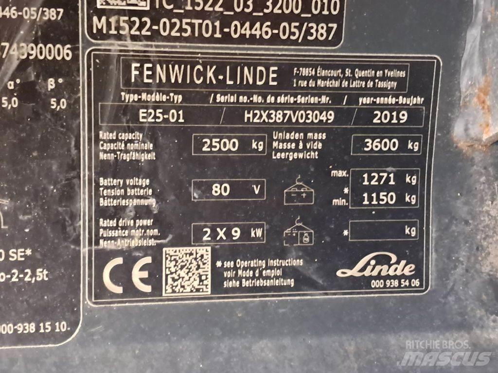 Linde E25-01 Stivuitor electric