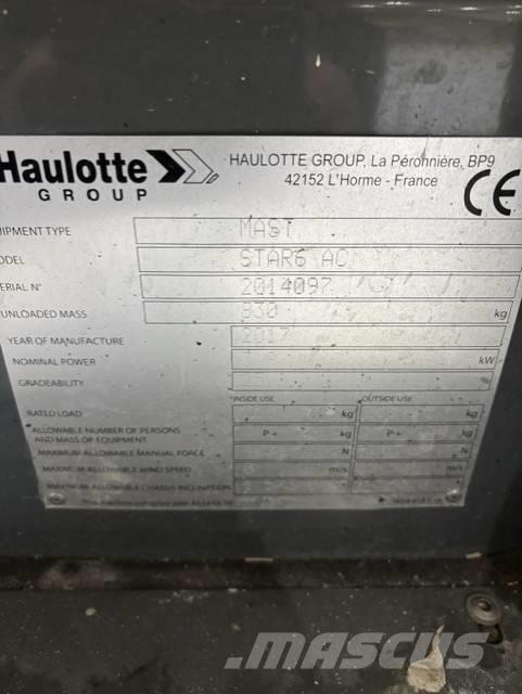 Haulotte Star 6 Ascensoare verticale catarg