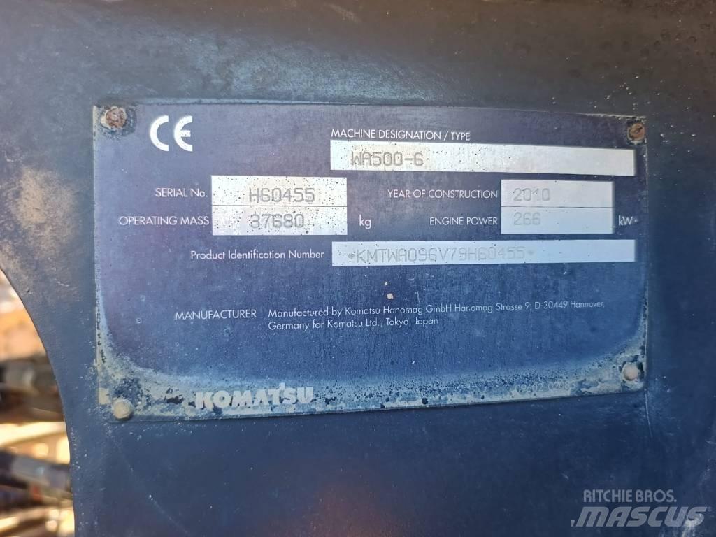 Komatsu WA500-6 Incarcator pe pneuri