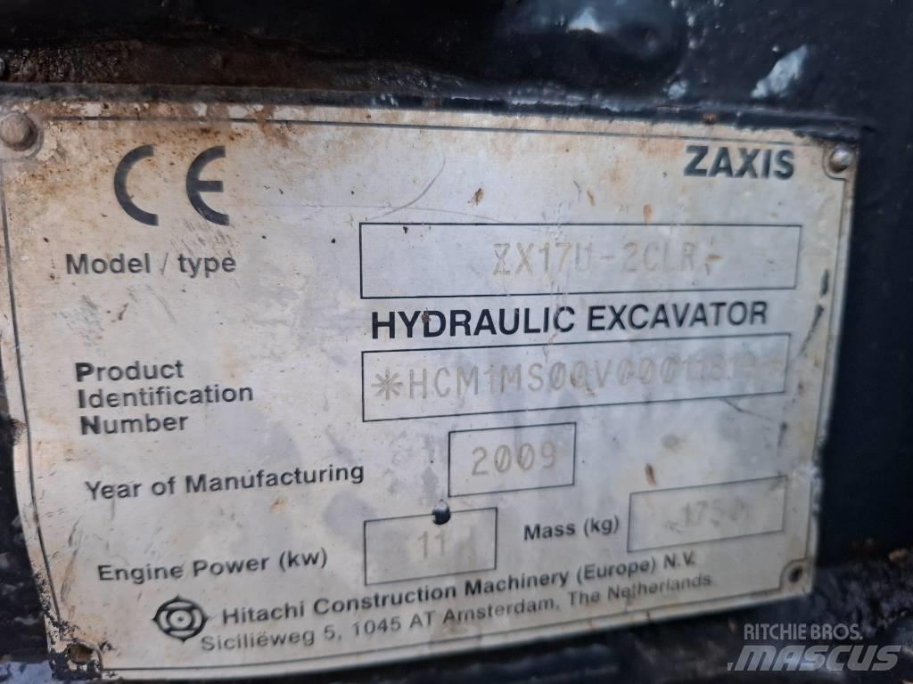 Hitachi ZX17U-2CLR Mini excavatoare < 7t