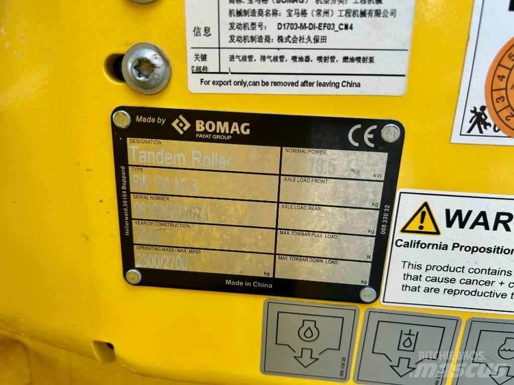 Bomag BW 100 AC-5 Cilindri compactori dubli