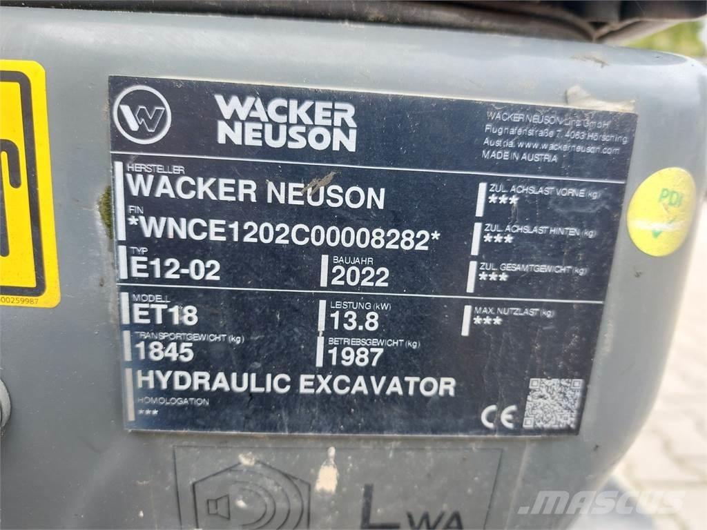 Wacker Neuson ET18 Excavatoare pe șenile
