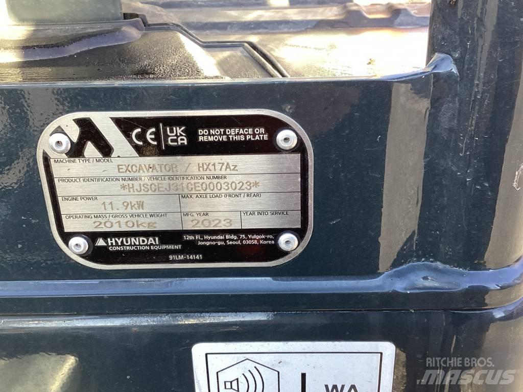 Hyundai HX17Az Mini excavatoare < 7t