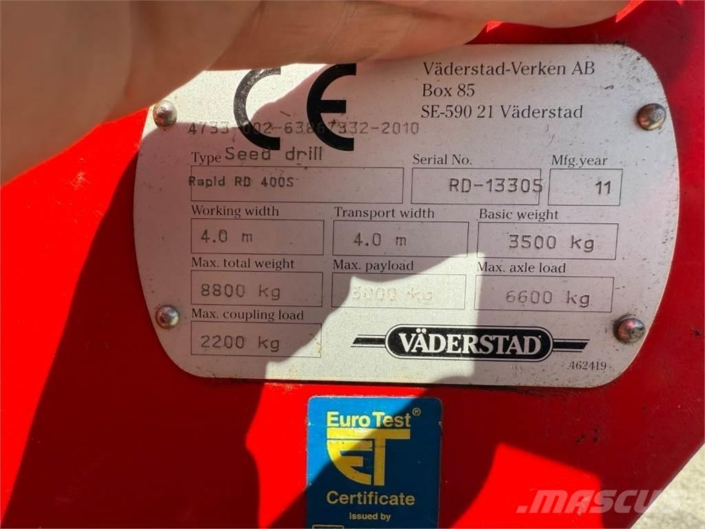 Väderstad RD400S Perforatoare