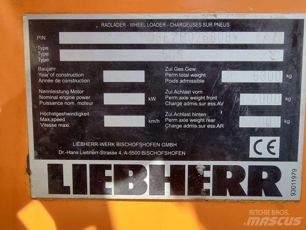Liebherr L 506 Incarcator pe pneuri