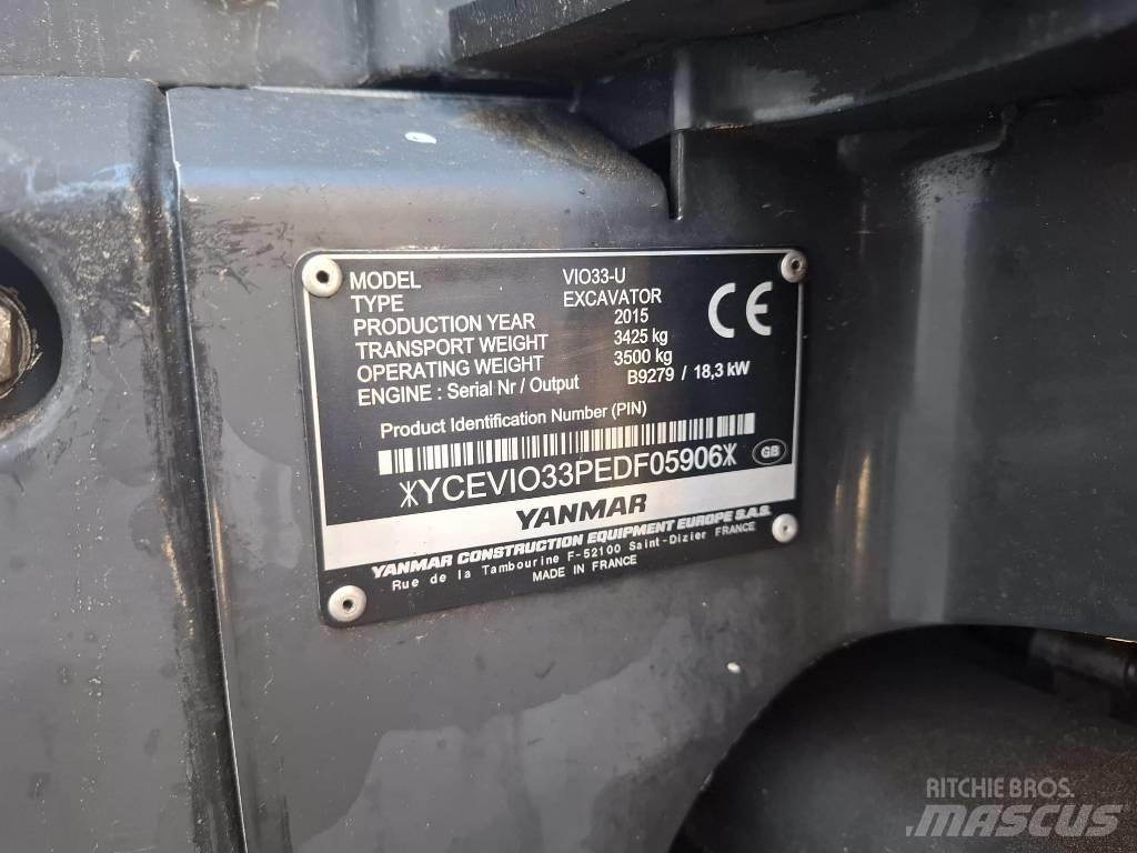 Yanmar Vio 33 U Mini excavatoare < 7t