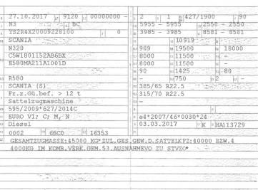 Scania R 580 Autotractoare