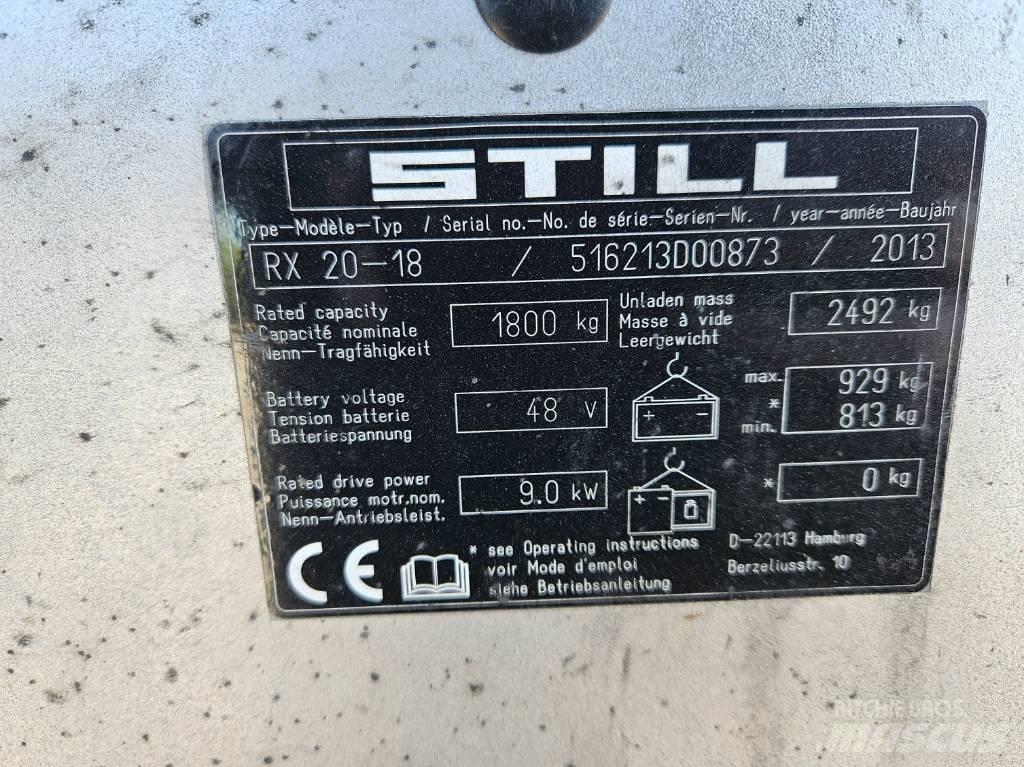 Still RX 20-18 Stivuitor electric