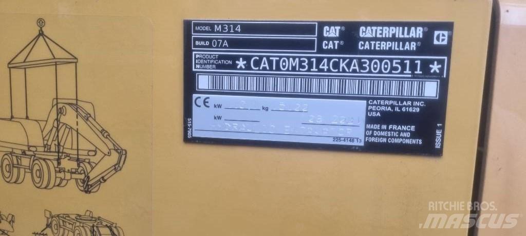 CAT M314 F Excavatoare cu roti