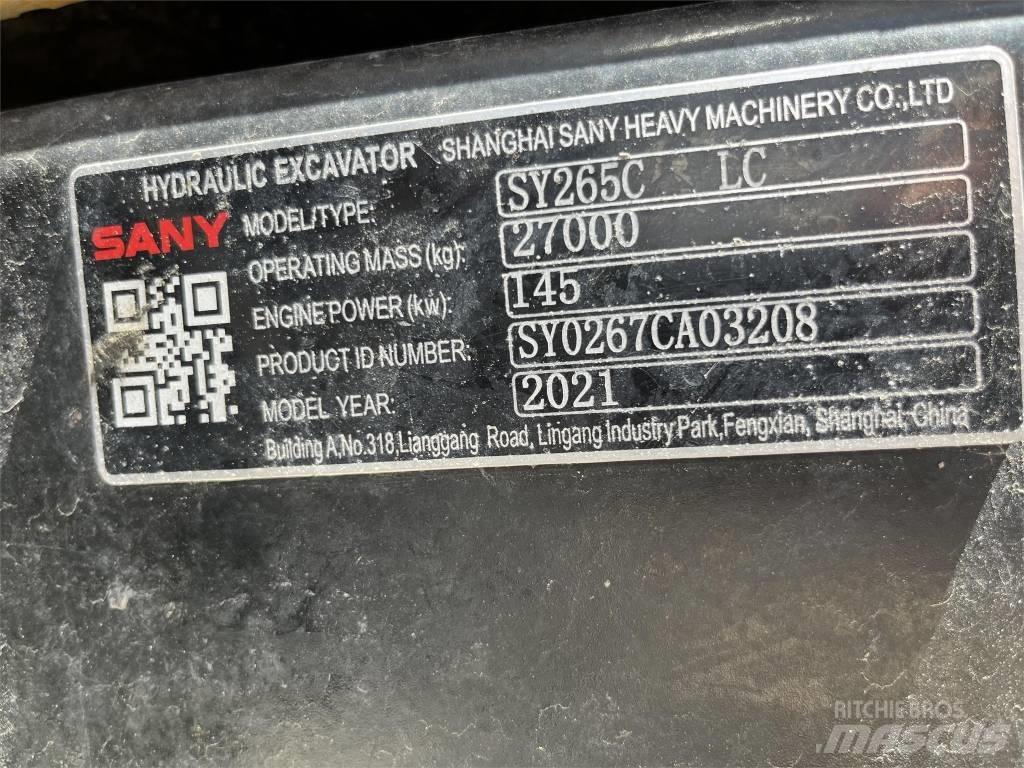 Sany SY265CLR Excavatoare pe șenile
