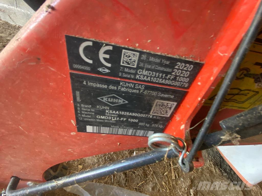 Kuhn GMD 3111 ff Cositoare de iarba
