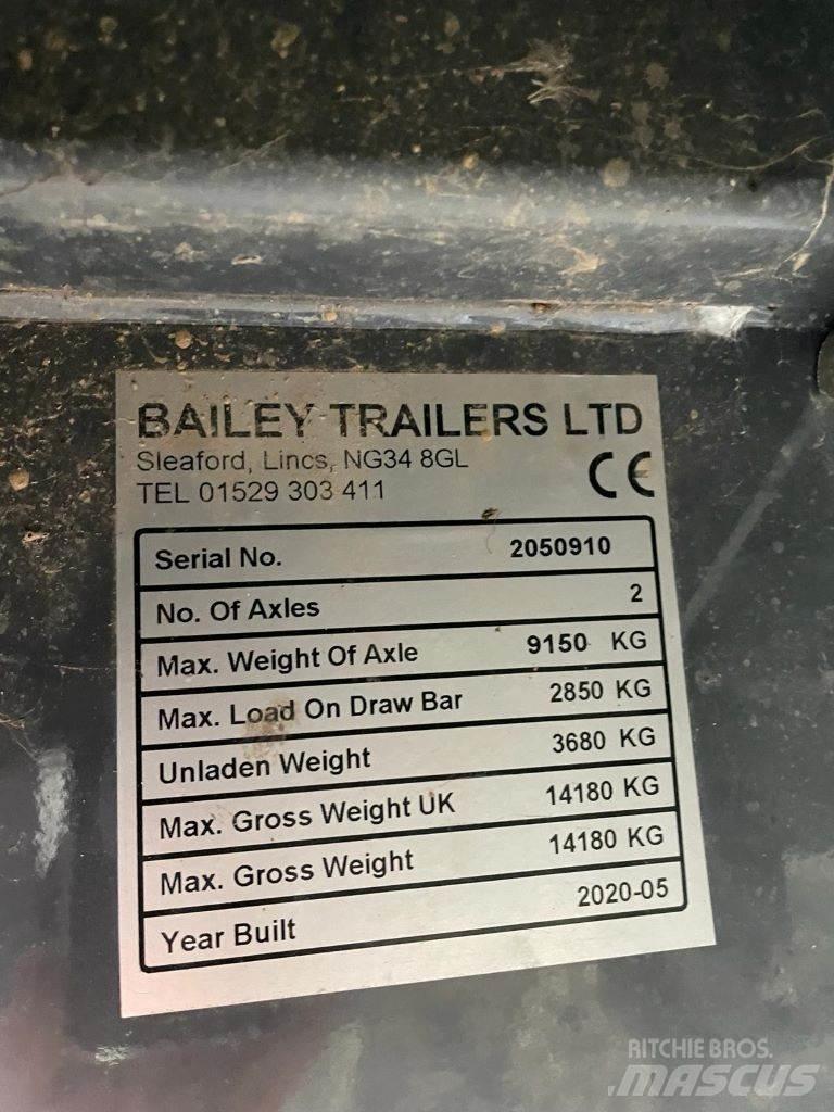 Bailey 10 TONNE Remorci de ambalat