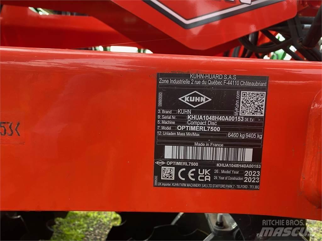 Kuhn OPTIMERL7500 Cultivatoare
