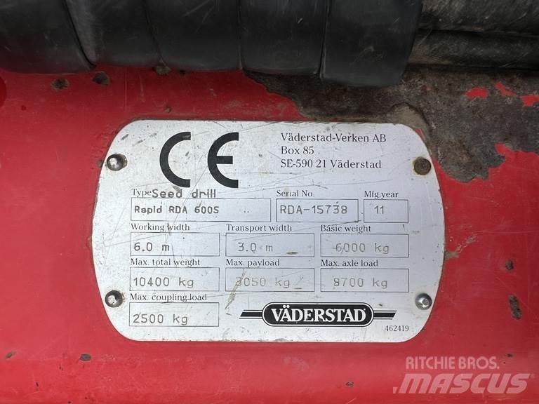 Väderstad RDA600S Perforatoare