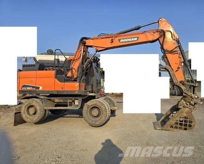 Doosan DX 140 W-5 Excavatoare cu roti