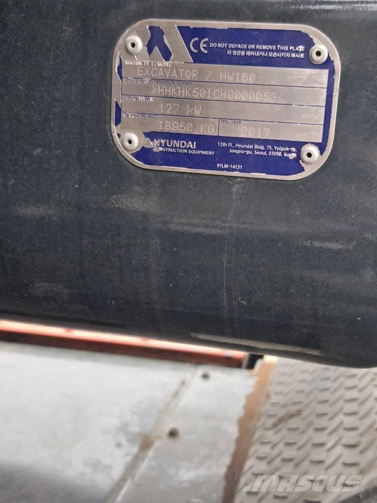 Hyundai HW 160 Excavatoare cu roti