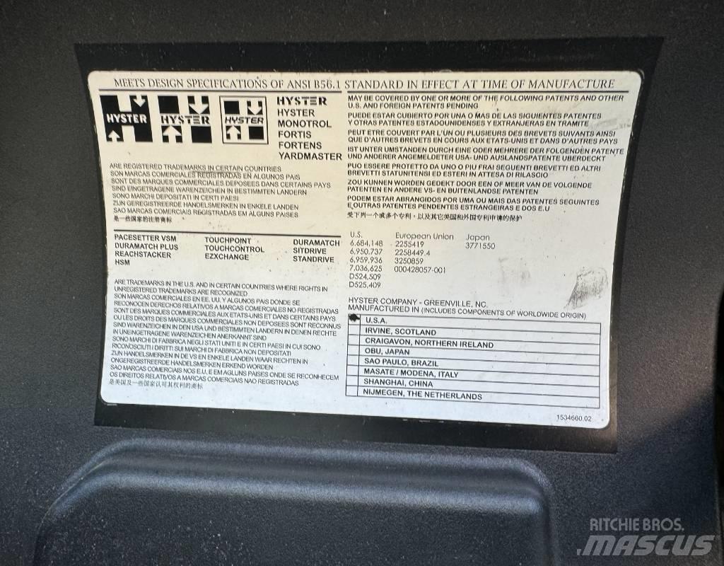 Hyster H6.0FT Stivuitor diesel