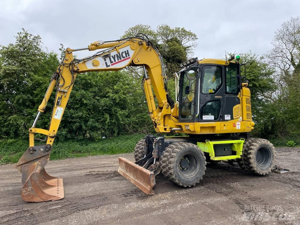 Komatsu PW 118 Excavatoare cu roti
