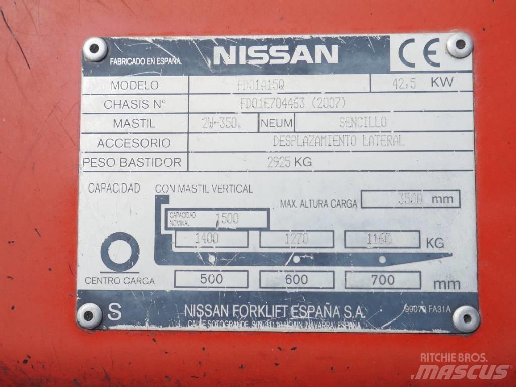 Nissan FD01 A 15 Q Stivuitor diesel