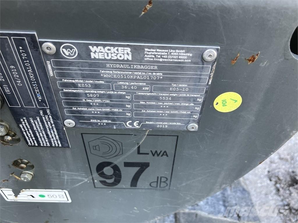 Wacker Neuson EZ 53 Mini excavatoare < 7t