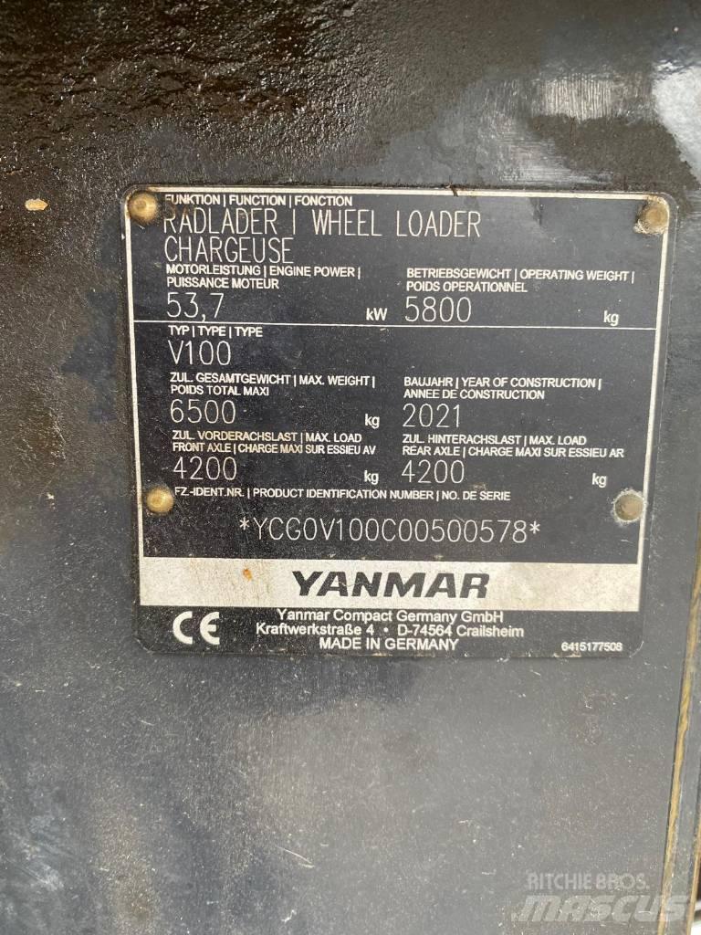 Yanmar V100 Incarcator pe pneuri