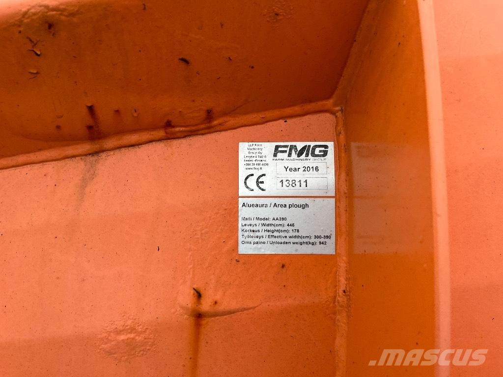 FMG 390 Lame pentru dezapezire si pluguri