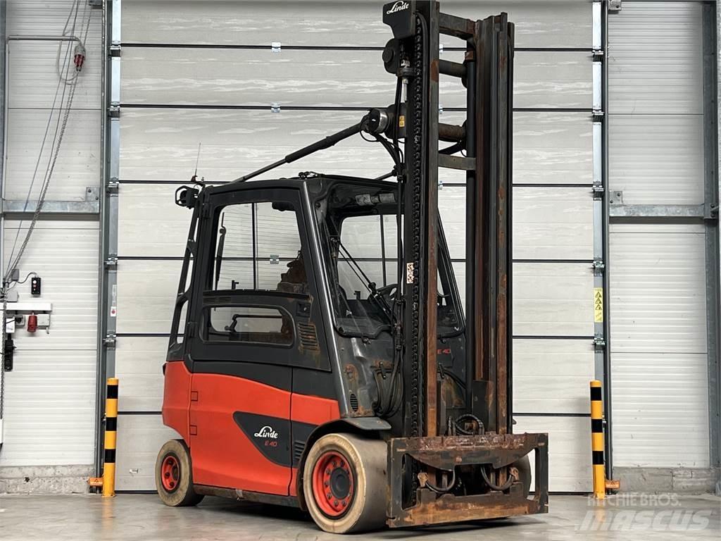 Linde E 40/600 HL Stivuitor electric