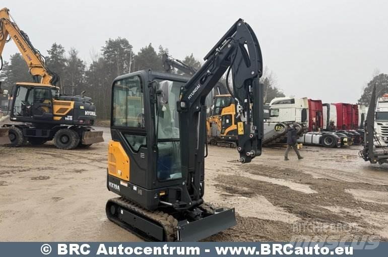 Hyundai HX19A Mini excavatoare < 7t