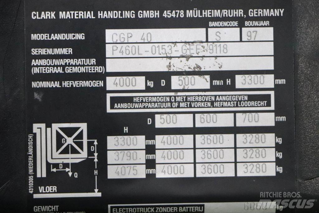 Clark CGP40 Stivuitor GPL