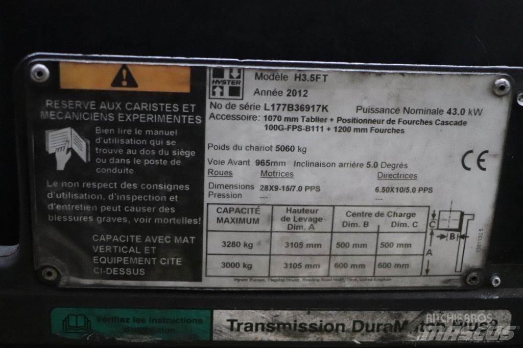 Hyster H3.5FT Stivuitor diesel