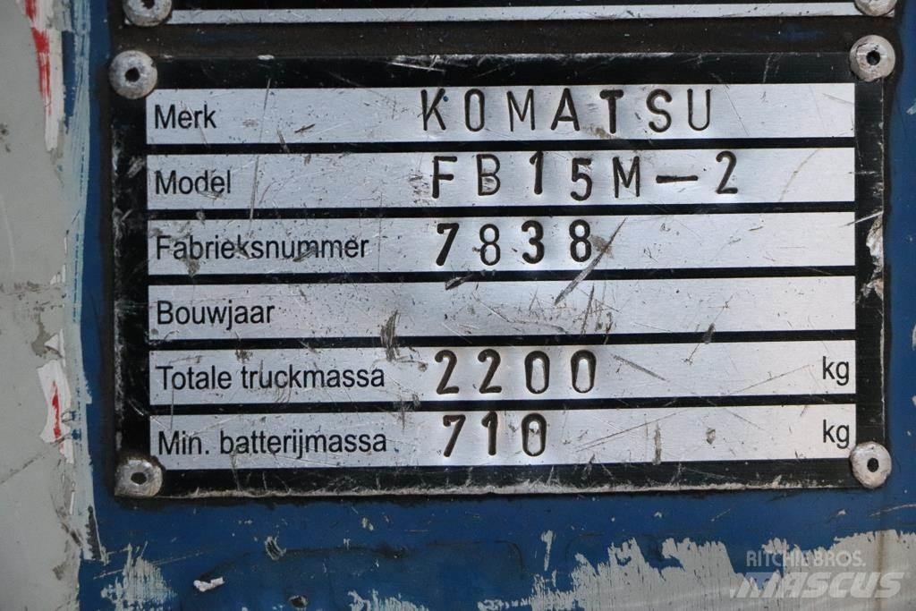 Komatsu FB15M-2 Stivuitor electric