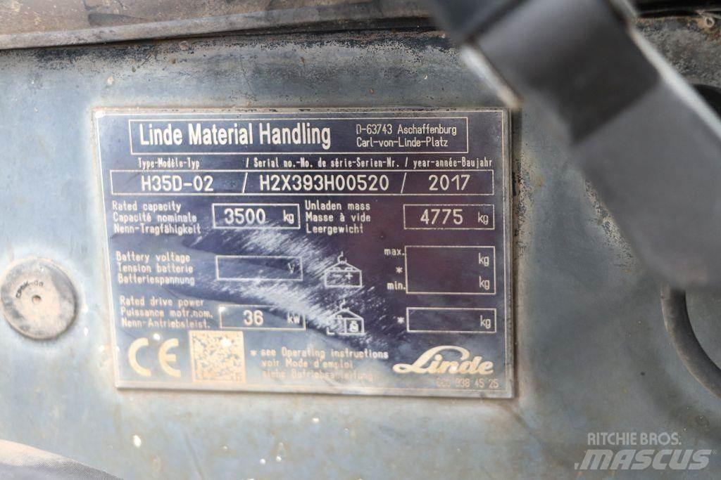 Linde H35D-02 Stivuitor diesel