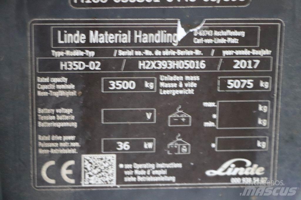 Linde H35D-02 Stivuitor diesel