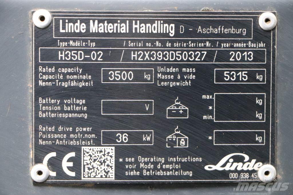 Linde H35D-02 Stivuitor diesel