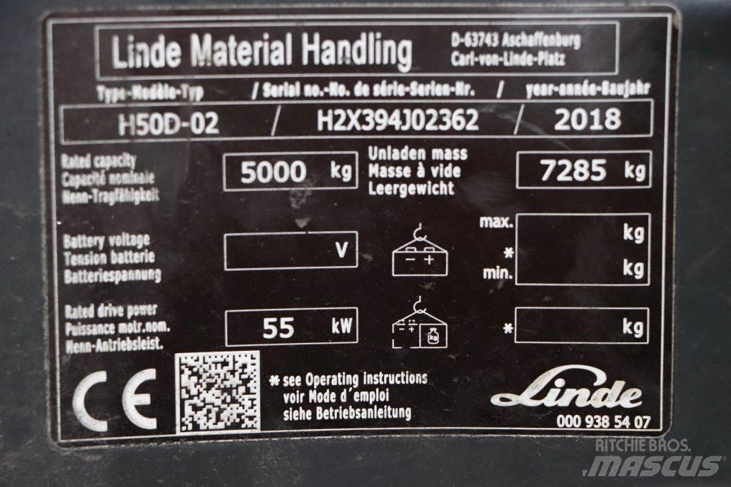 Linde H50D-02 Stivuitor diesel