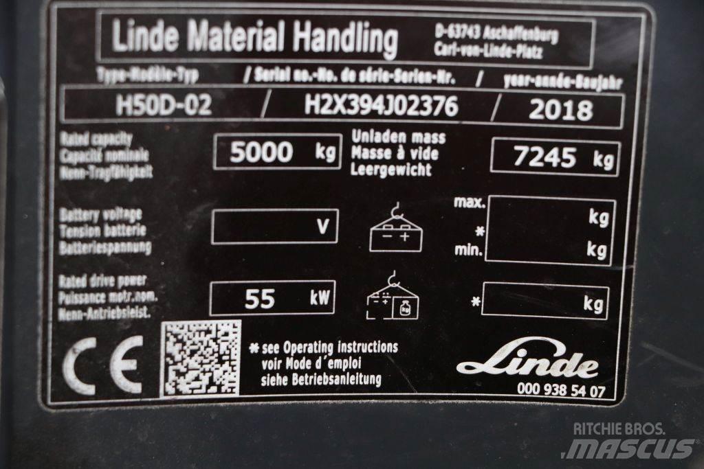 Linde H50D-02 Stivuitor diesel