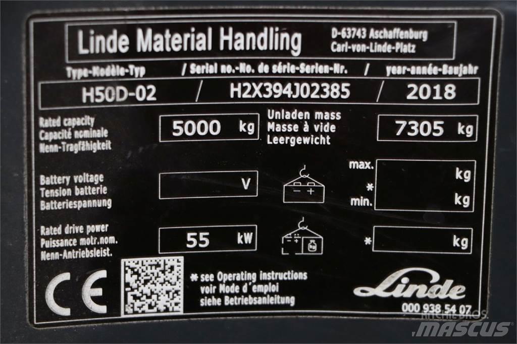 Linde H50D-02 Stivuitor diesel