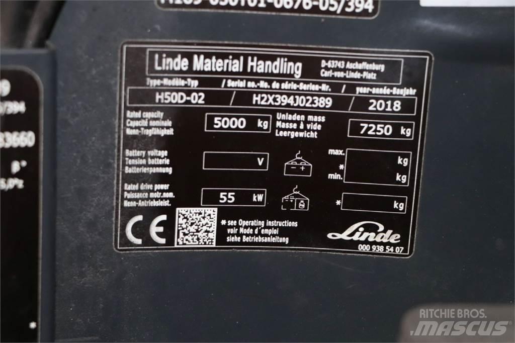 Linde H50D-02 Stivuitor diesel