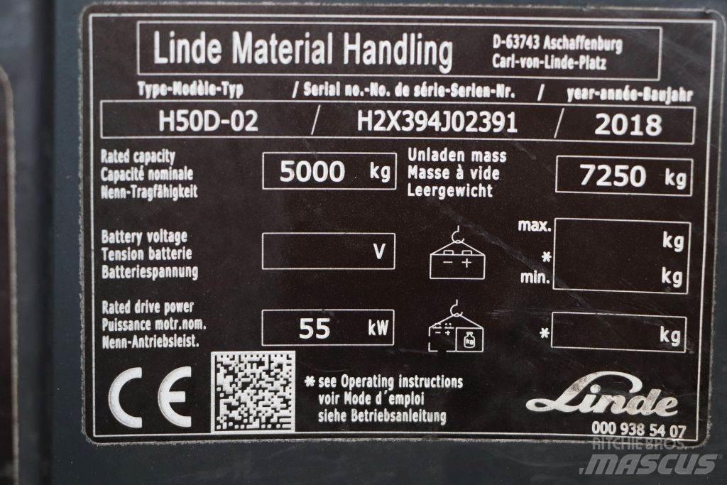 Linde H50D-02 Stivuitor diesel