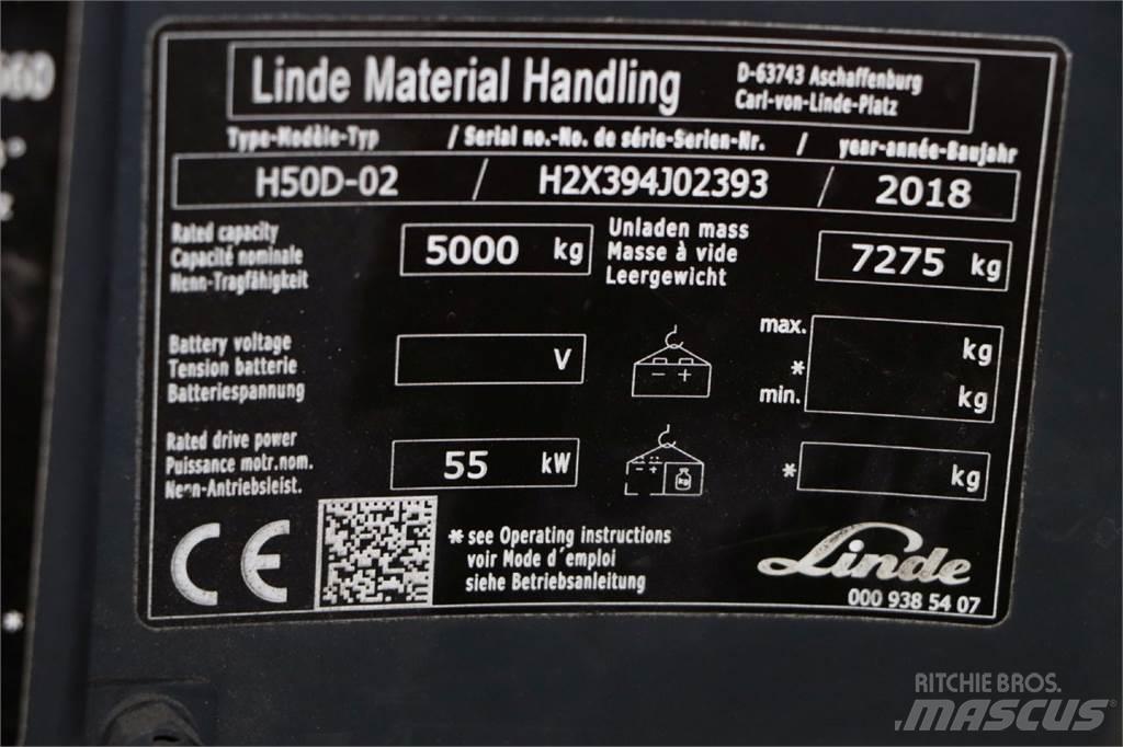 Linde H50D-02 Stivuitor diesel