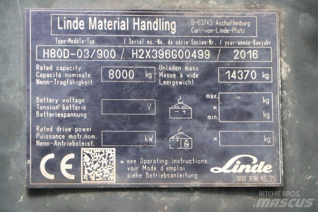 Linde H80D-03/900 Stivuitor diesel
