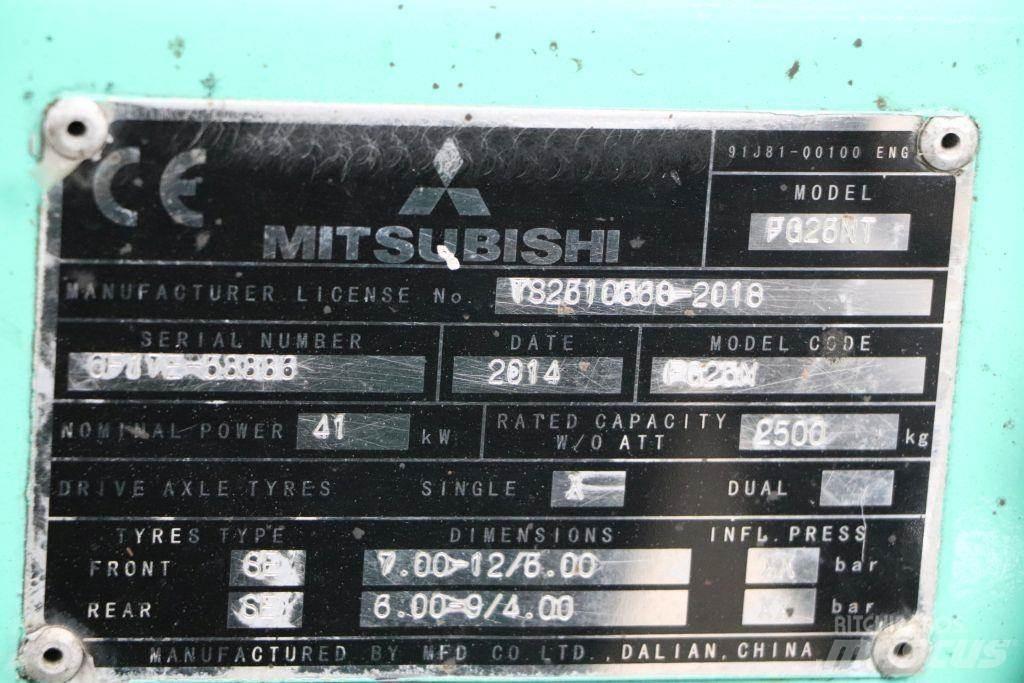Mitsubishi FG25NT Stivuitor GPL