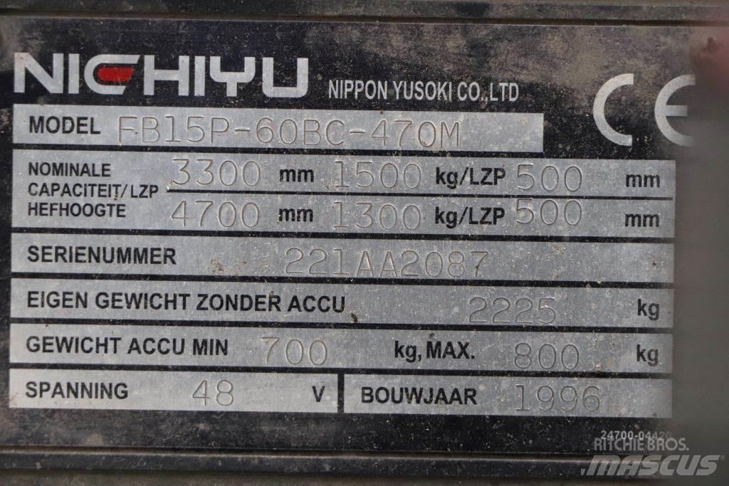 Nichiyu FB15P-60BC Stivuitor electric