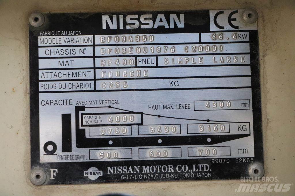 Nissan BF03A35U Stivuitor GPL