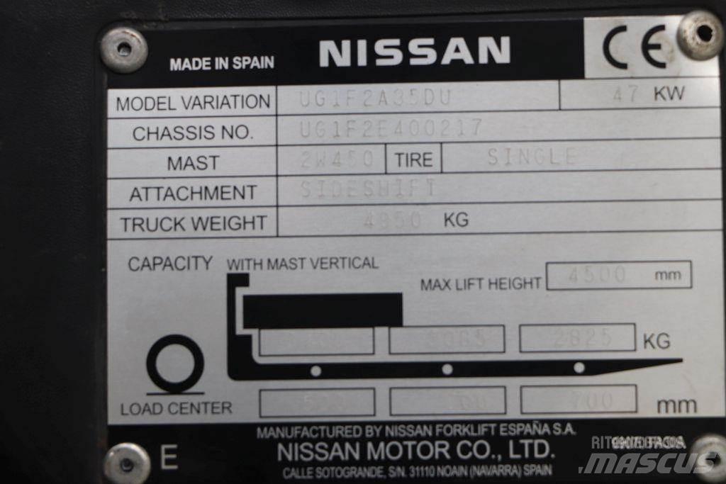 Nissan UG1F2A35DU Stivuitor GPL