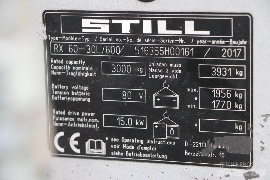 Still RX60-30L/600 Stivuitor electric