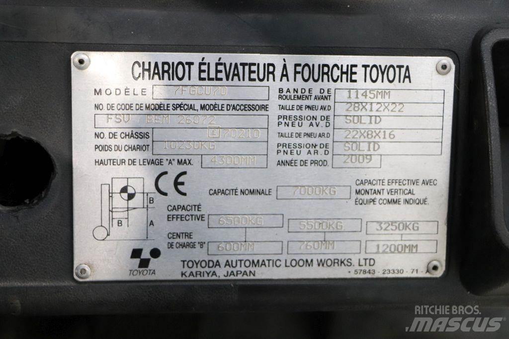 Toyota 7FGCU70 Stivuitor GPL