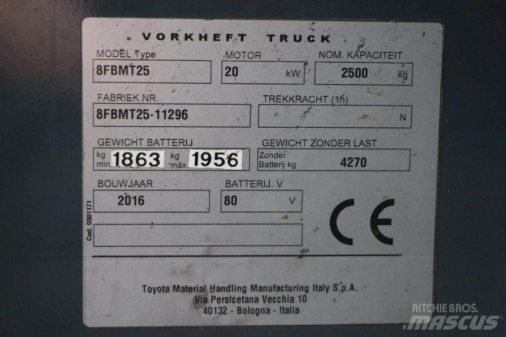 Toyota 8FBMT25 Stivuitor electric