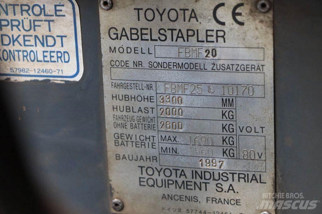 Toyota FBMF20 Stivuitor electric