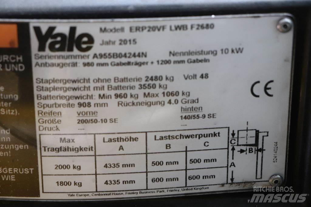 Yale ERP20VF Stivuitor electric